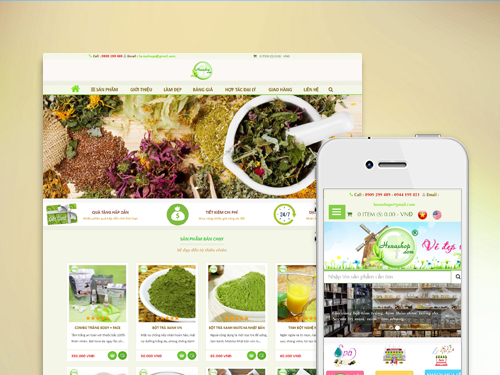 MỸ PHẨM ( MẪU 1 ) - Hệ thống sàn dự án website
