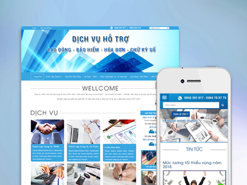 Web kế toán - Hệ thống sàn dự án website