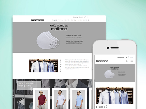 Web thương hiệu thời trang - Hệ thống sàn dự án website