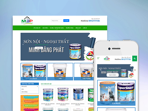 SƠN ( MẪU 2 ) - Hệ thống sàn dự án website